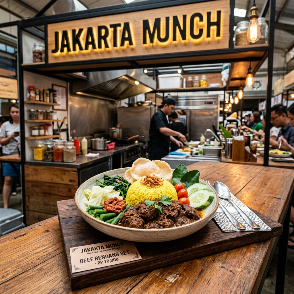 Jakarta Munch Beef Rendang bowl at Hungry Pearl food hall